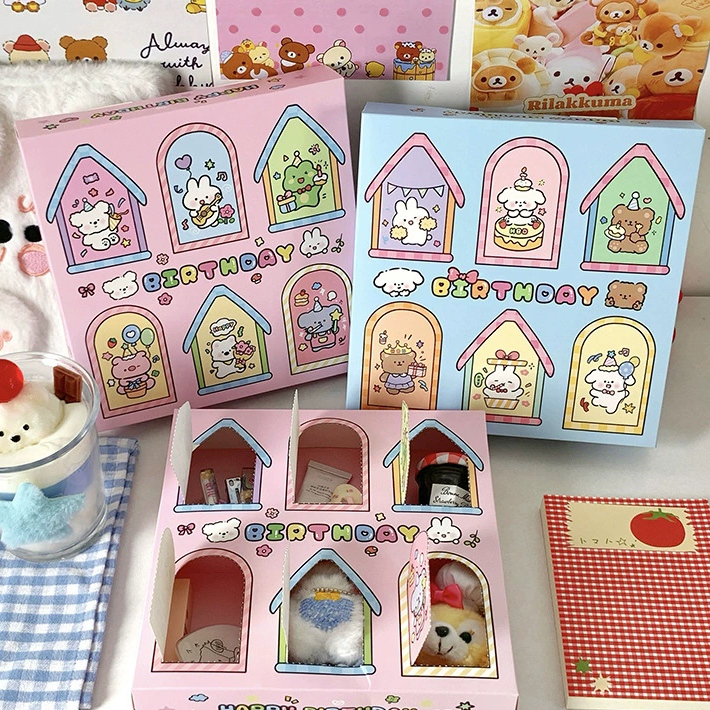 Caja sorpresa de cumpleaños con compartimentos - Dressygt