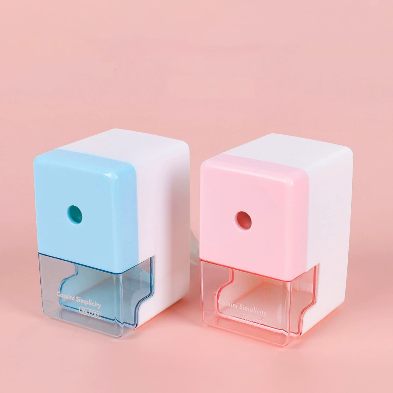 Sacapuntas de manivela con depósito