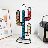 Organizador de capsulas en forma de cactus