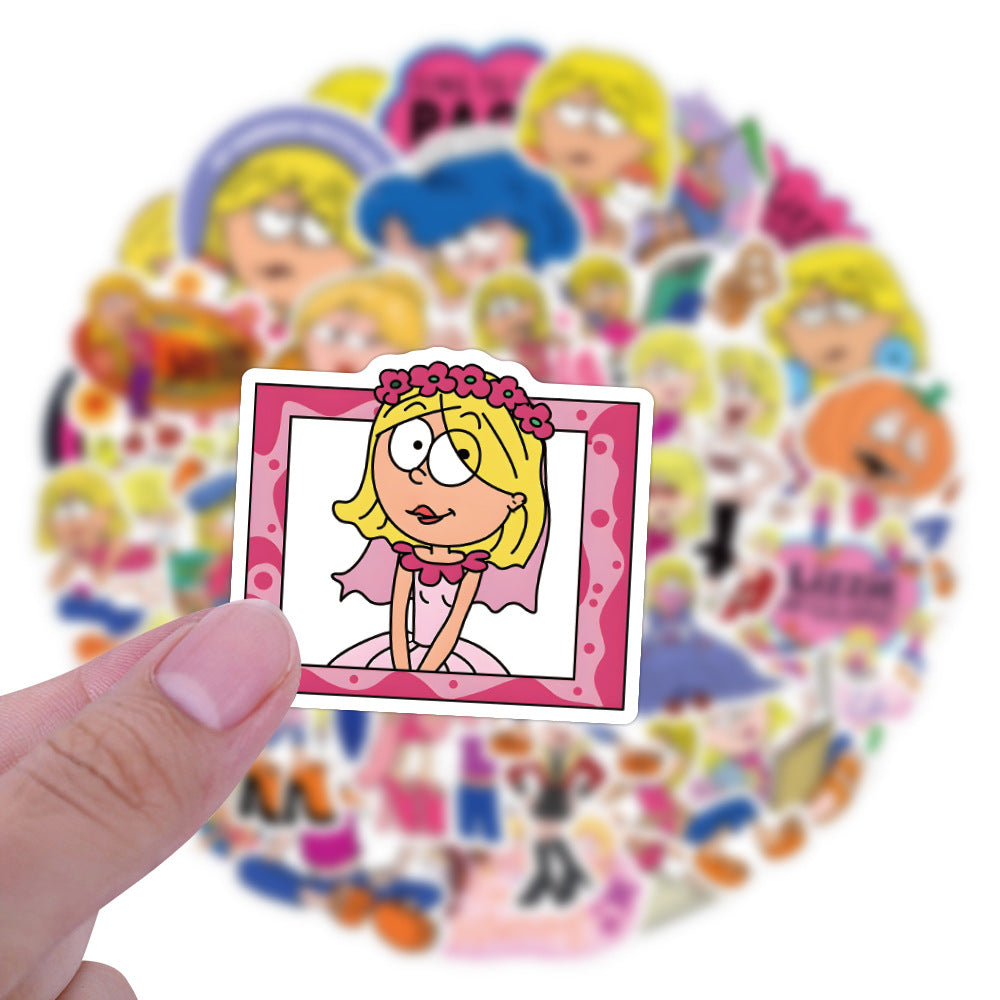 Set de 55 stickers de Lizzie McGuire