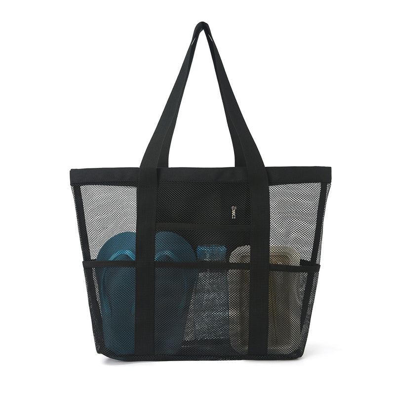 Bolsa de playa semi transparente