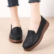 Mocasines con diseño de flores
