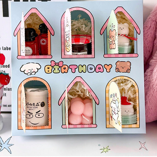 Caja sorpresa de cumpleaños con compartimentos - Dressygt