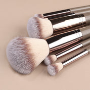Set de 15 brochas de maquillaje con estuche - Dressygt