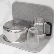 Tapete escurridor plegable de platos