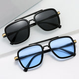 Lentes cuadrados de sol unisex