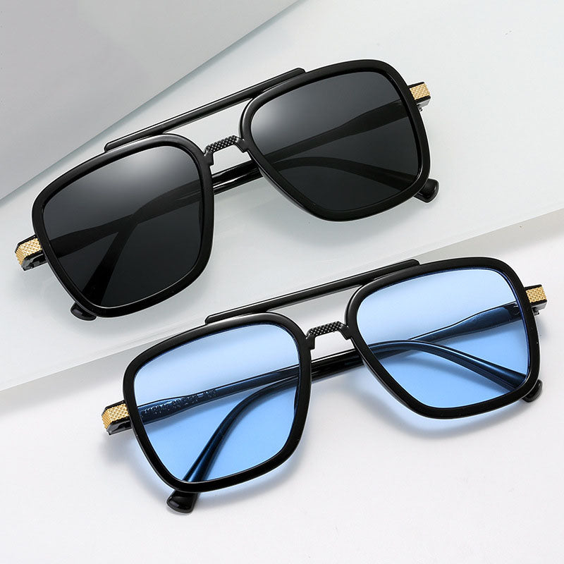 Lentes cuadrados de sol unisex