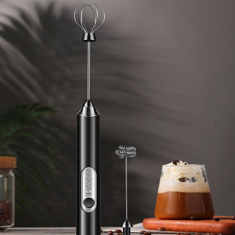 Mini batidor 2 en 1 con base