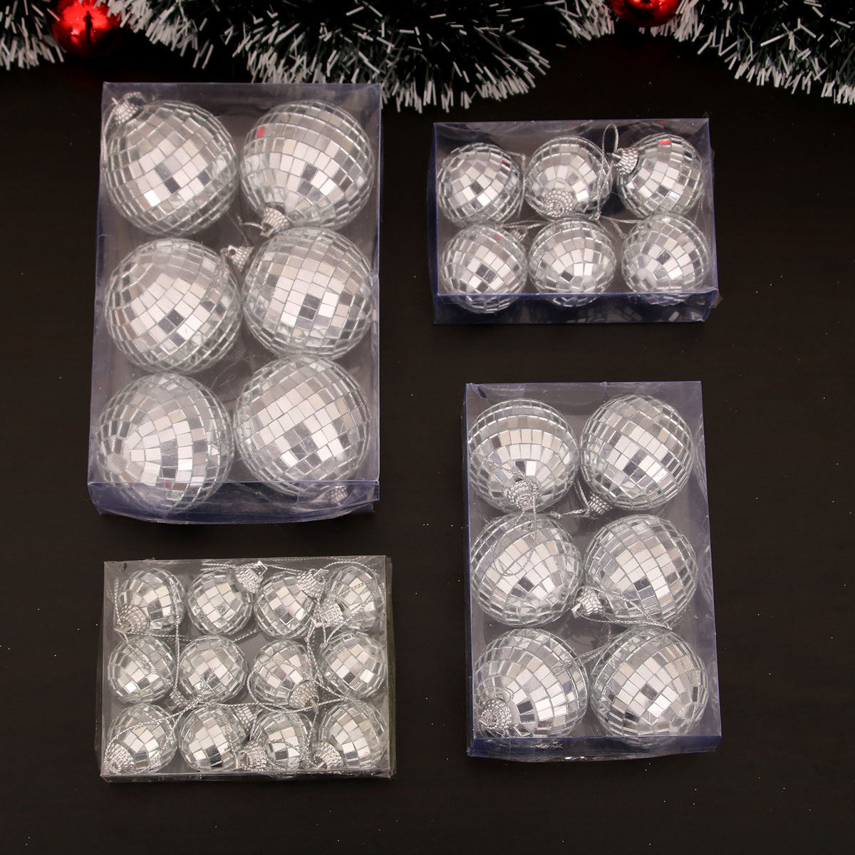 Set de esferas estilo bola disco