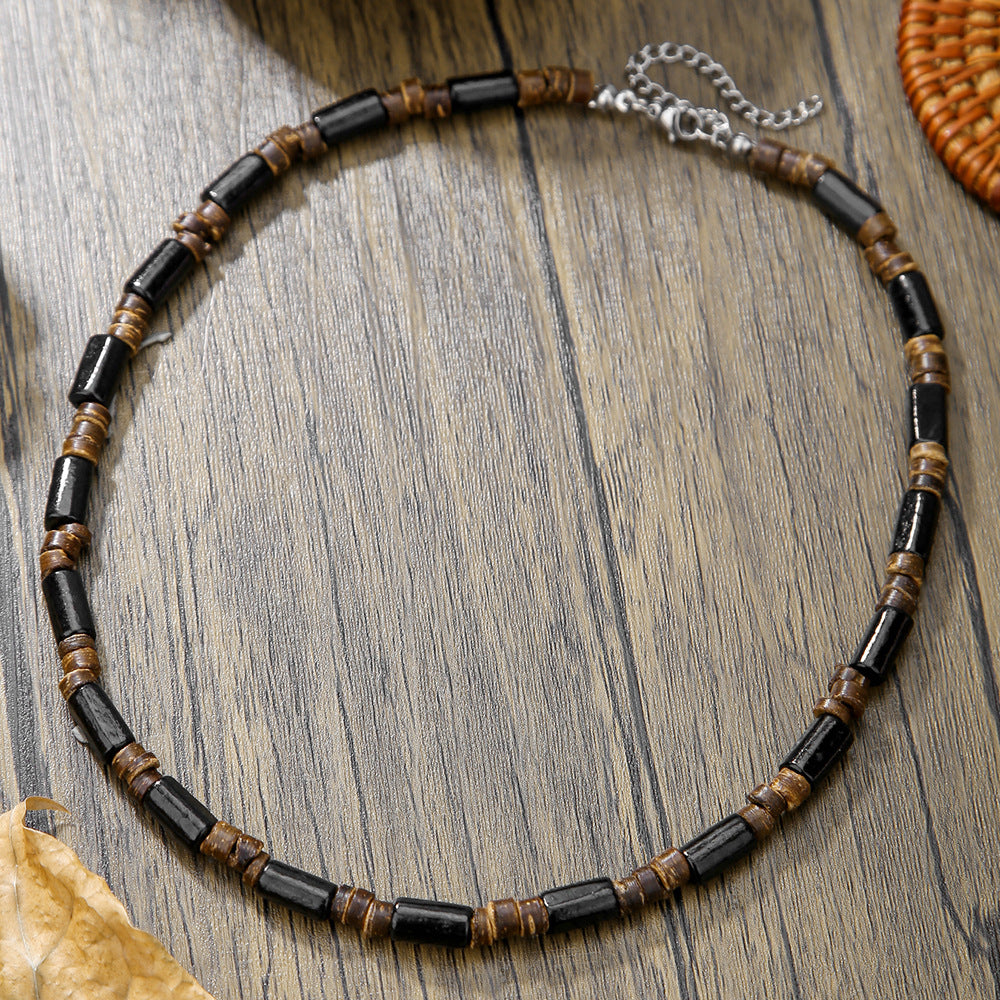 Collar de hombre estilo bohemio