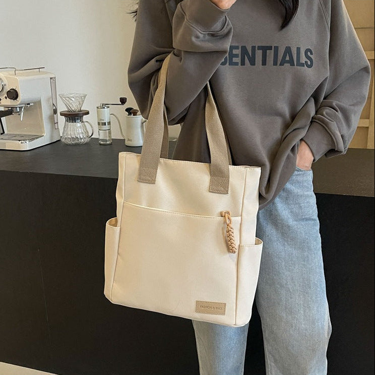 Tote bag con varios compartimentos