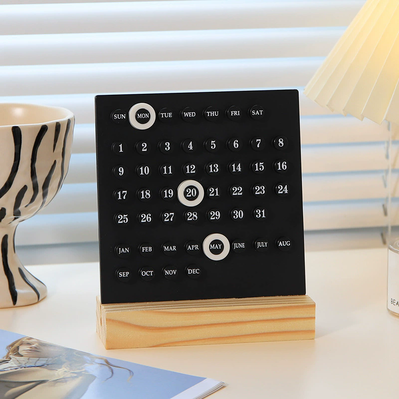 Calendario acrílico 3D
