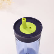 Mini tumbler de plástico con pajilla