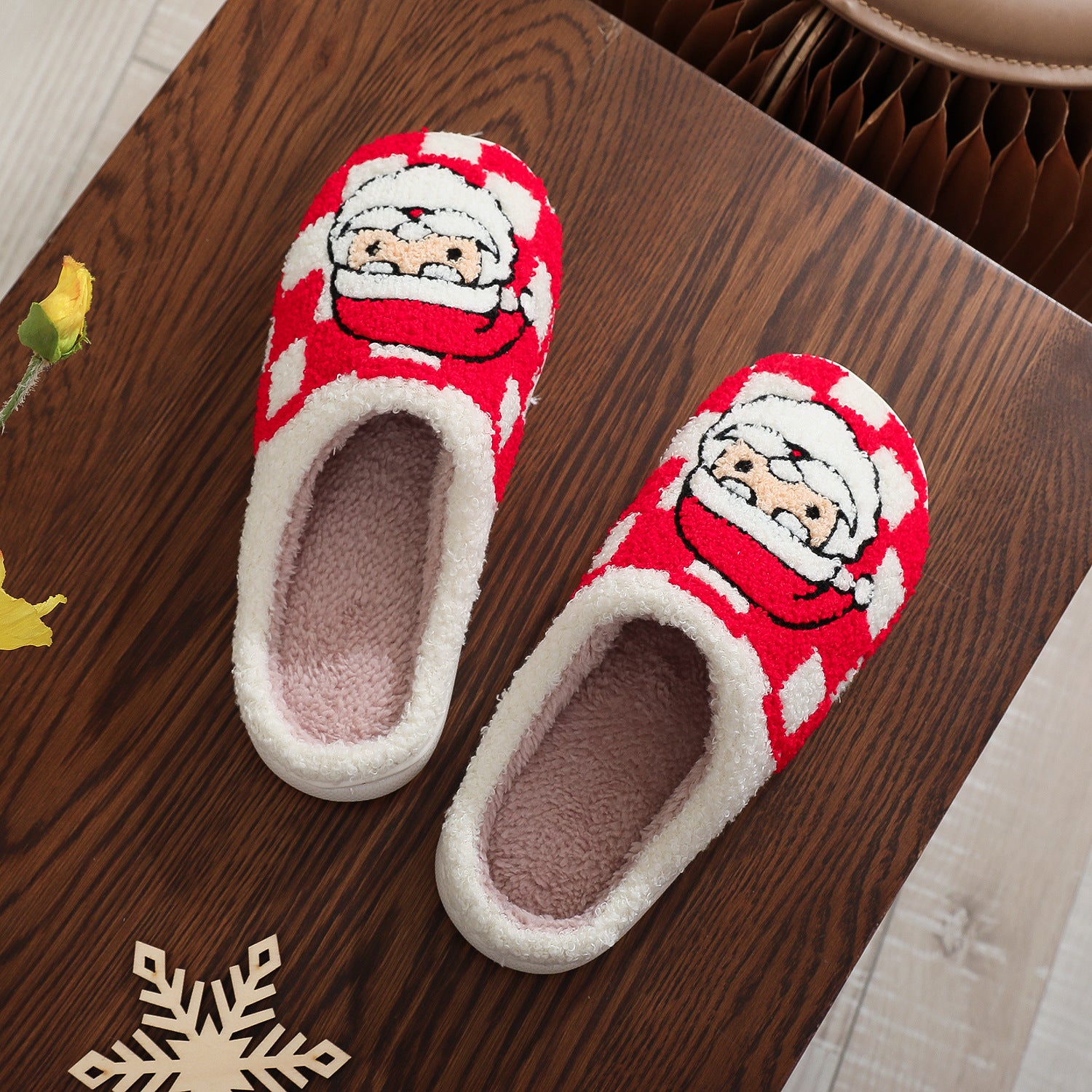 Pantuflas navideñas Santa Claus