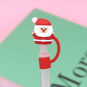 Protector de pajilla Santa Claus