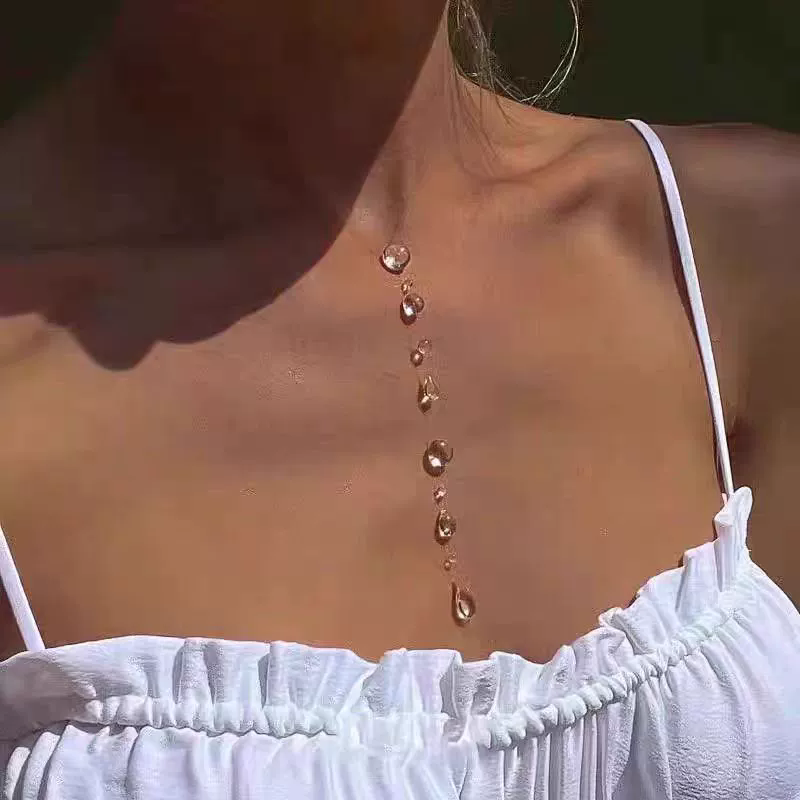 Collar transparente tipo cascada - Dressygt