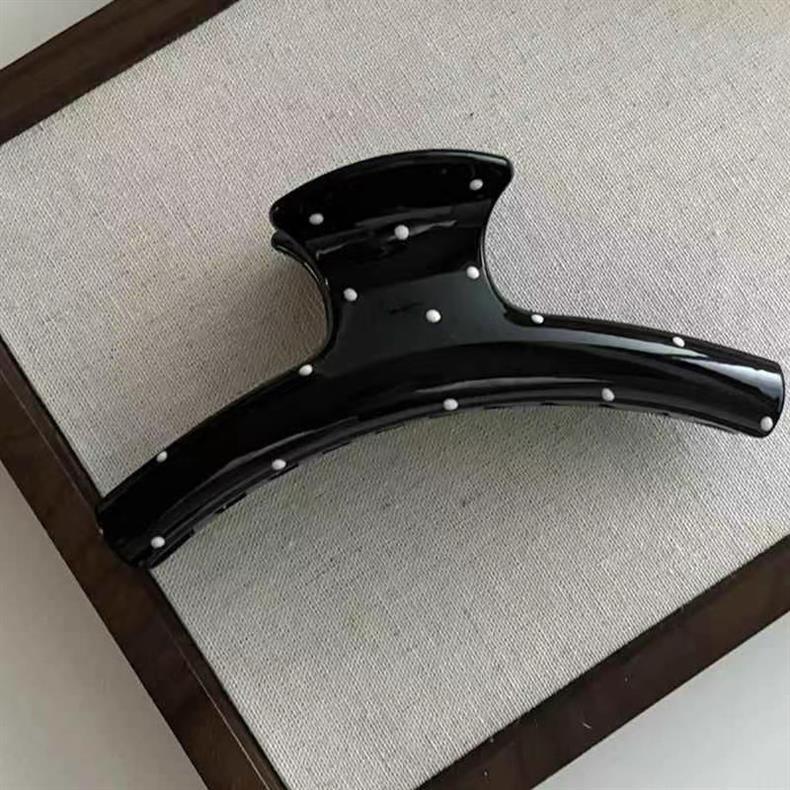 Pinza para cabello grande con lunares - Dressygt