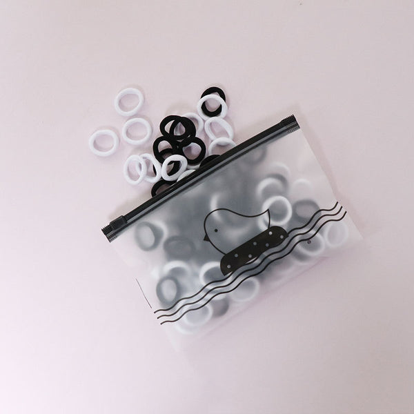 Set de colas o ligas  pequeñas para el cabello