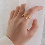 Anillo con diseño de mariposa - Dressygt