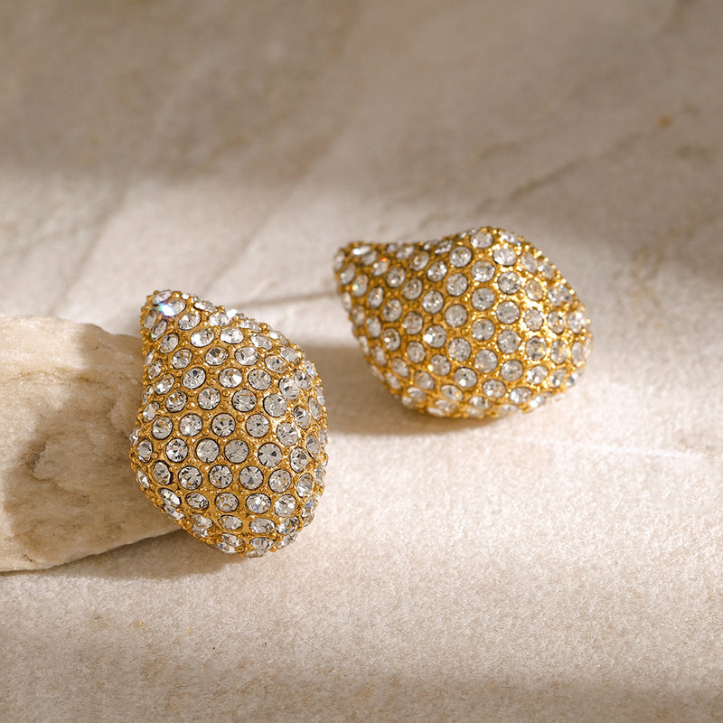 Aretes en diseño de gota