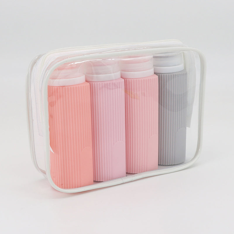 Set de botellas de viaje para cosméticos