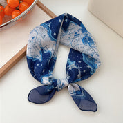 Pañuelo con estampado de mapa
