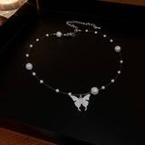Collar de Mariposa de perlas