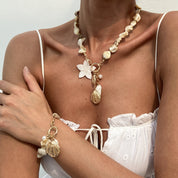 Collar chunky con dijes de mar - Dressygt