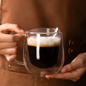 Taza doble vidrio transparente - Dressygt