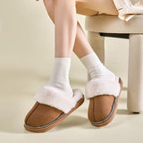 Pantuflas con peluche