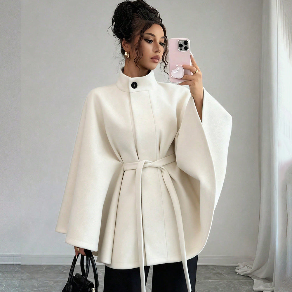 Abrigo con cinturón
