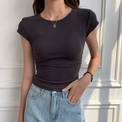 Top básico manga corta - Dressygt