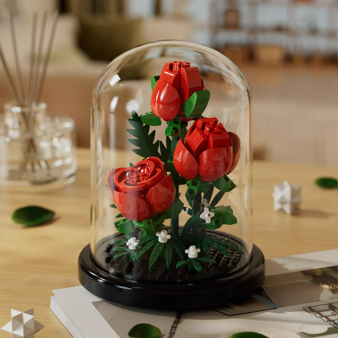 Bloques de construcción de cápsula con flores - Dressygt
