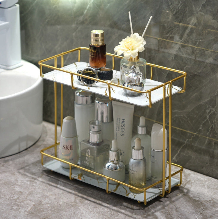 Organizador rectangular de 2 niveles