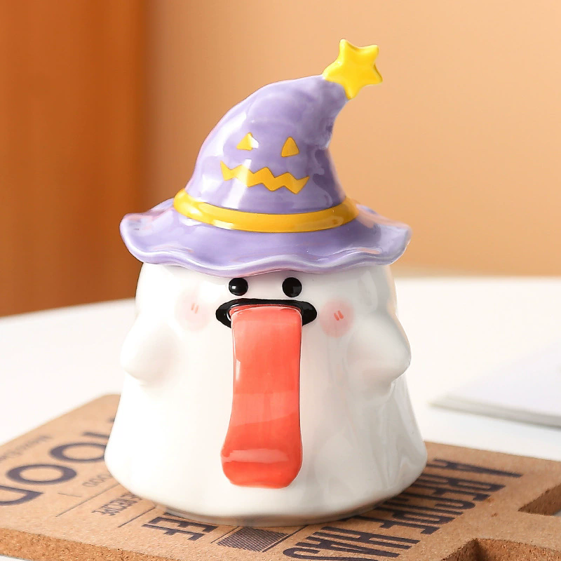 Taza de fantasma con sombrero de bruja - Dressygt