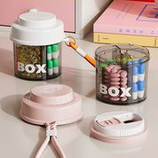 Pastillero hermético con correa portátil - Dressygt