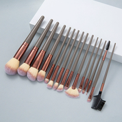 Set de 15 brochas de maquillaje con estuche - Dressygt