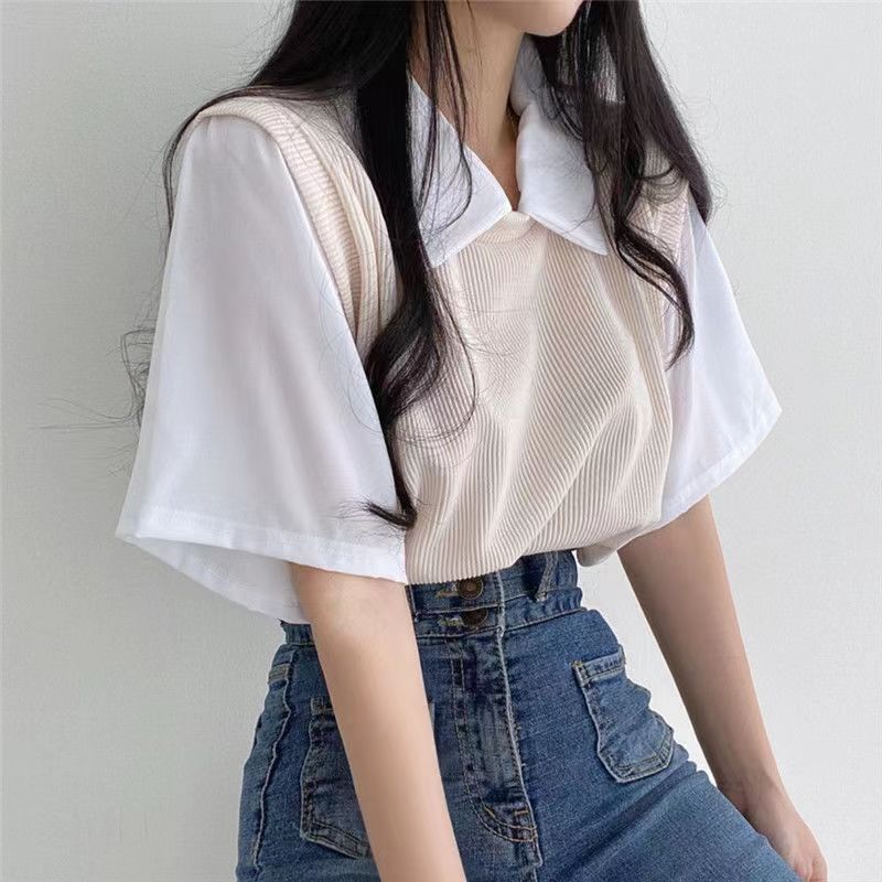 Blusa classy con cuello v - Dressygt