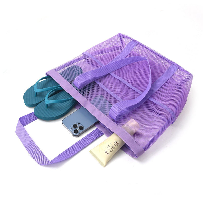 Bolsa de playa semi transparente