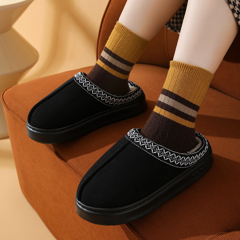 Pantuflas antideslizantes con forro de peluche
