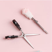 Tijeras de kawaii pata de gato