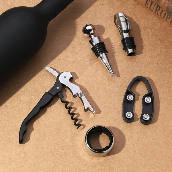 Set de herramientas para botella de vino
