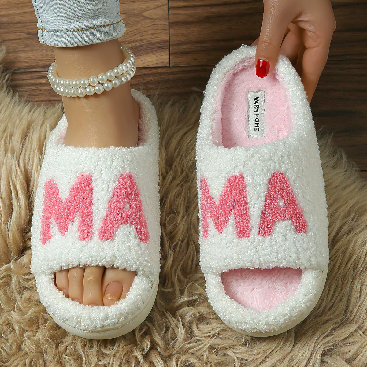 Pantuflas antideslizantes "Mamá" - Dressygt