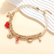 Collar chunky con charms