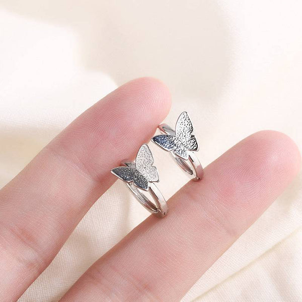 Aretes petit de mariposa