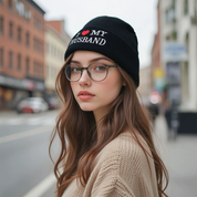 Gorro con texto para parejas