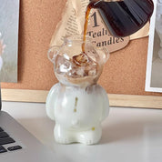 Vaso de vidrio en forma de oso - Dressygt