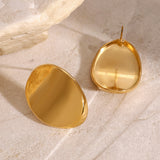 Aretes con forma de ovalo