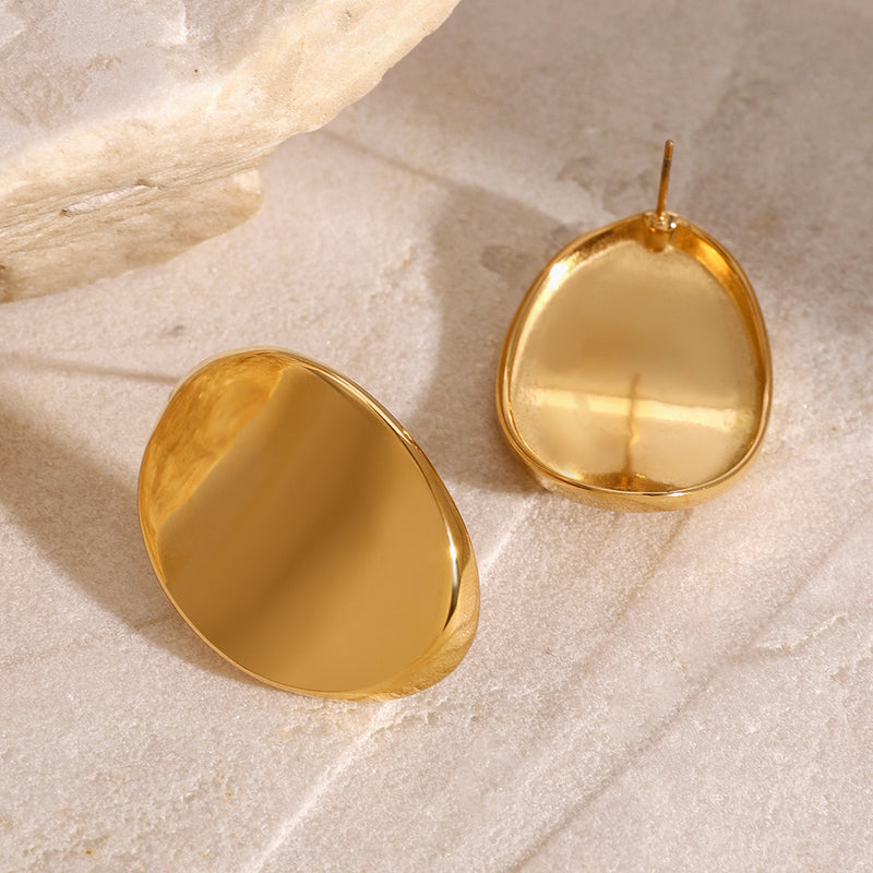 Aretes con forma de ovalo