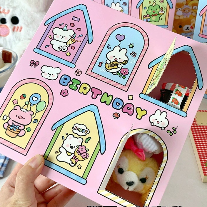 Caja sorpresa de cumpleaños con compartimentos - Dressygt